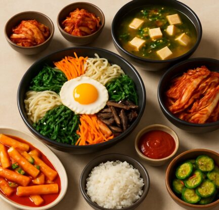 Ilustrasi 7 Makanan Korea Mendunia Berkat Zeusbola
